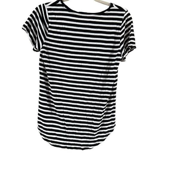 Gap Blue and White Striped Tee Size Medium - Picture 3 of 9